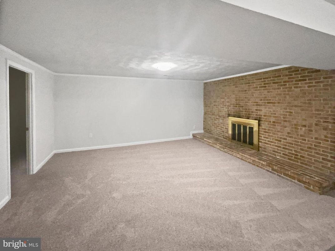Empty room, Fireplace, Interior, Stone Walls