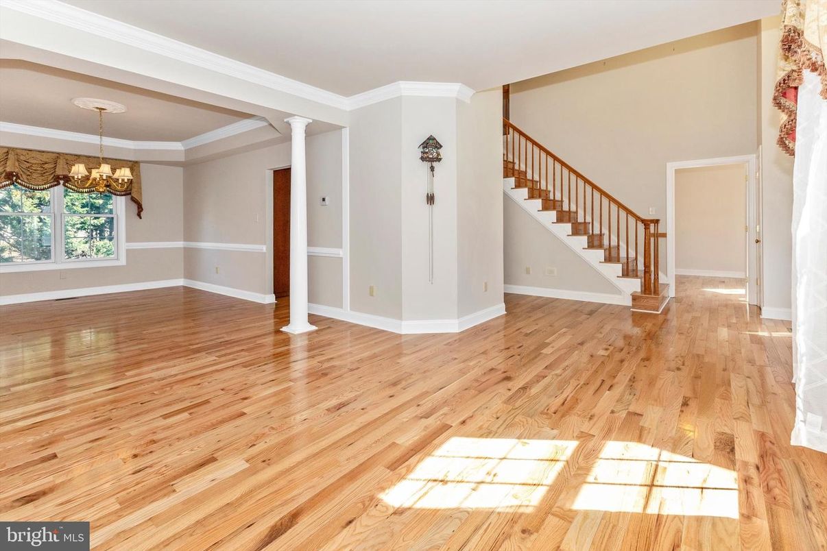 Empty room, Interior, Wood Texture Flooring