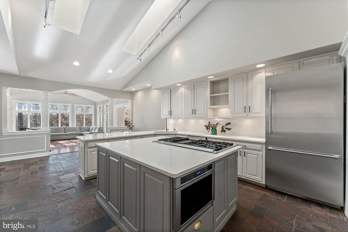 Interior, Kitchen, Recessed Lighting, Stainless Steel Appliances