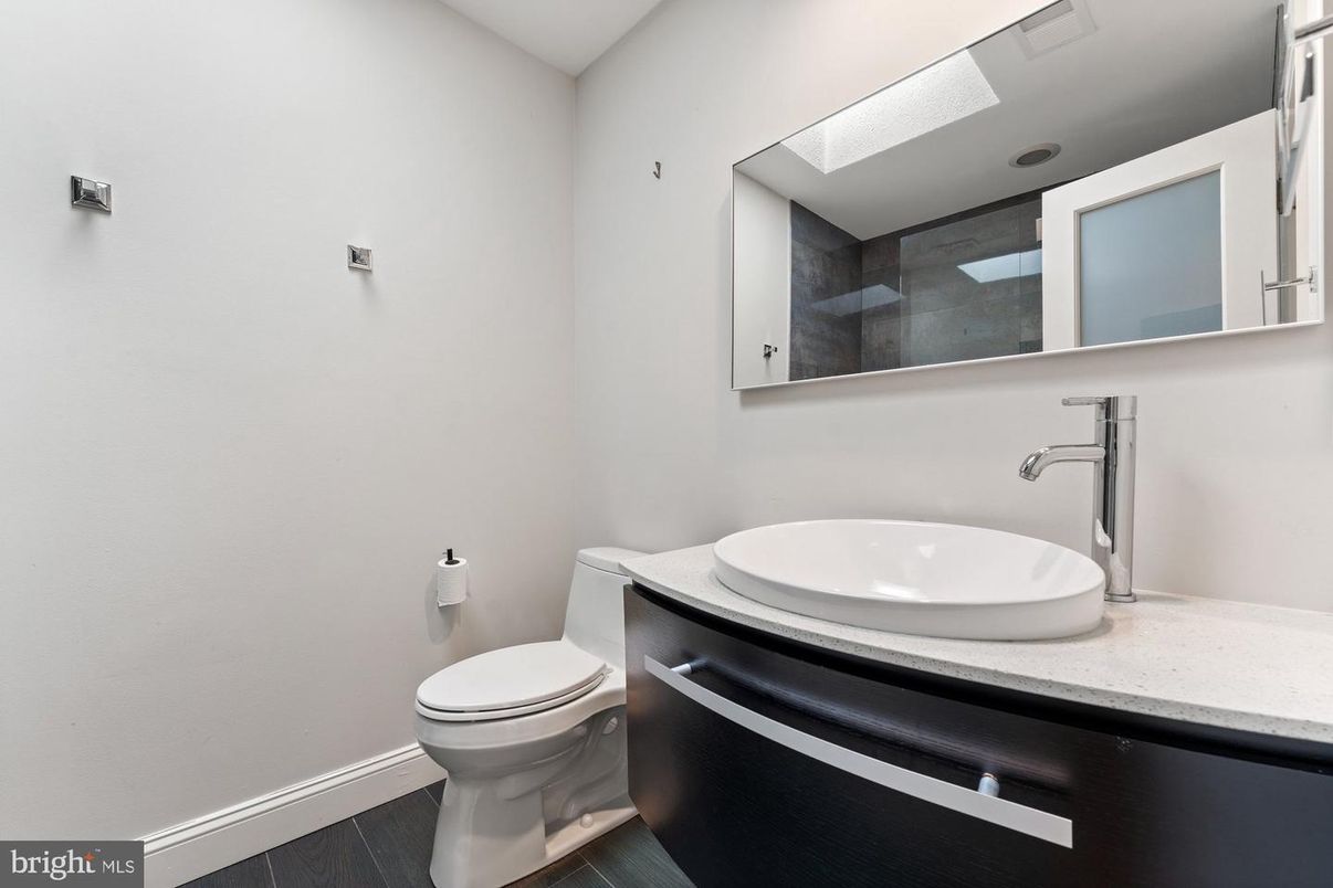 Bathroom, Interior, Wood Texture Flooring