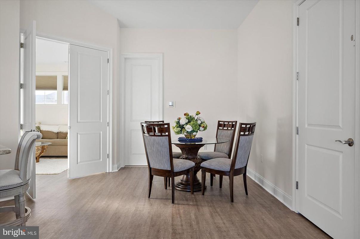 Dining room, Interior, Wood Texture Flooring