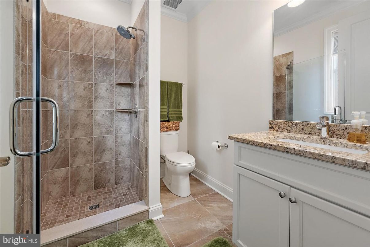 Bathroom, Glass Shower, Interior