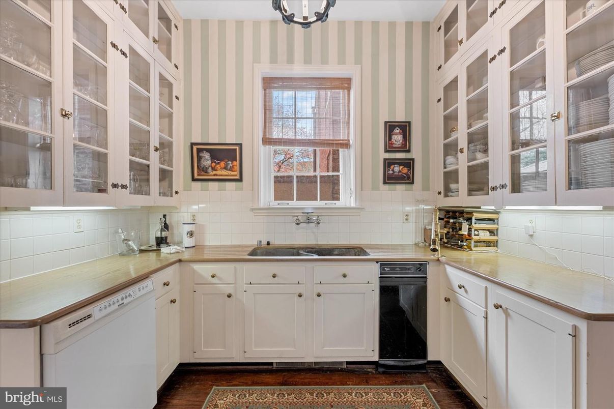 Interior, Kitchen, Wood Texture Flooring