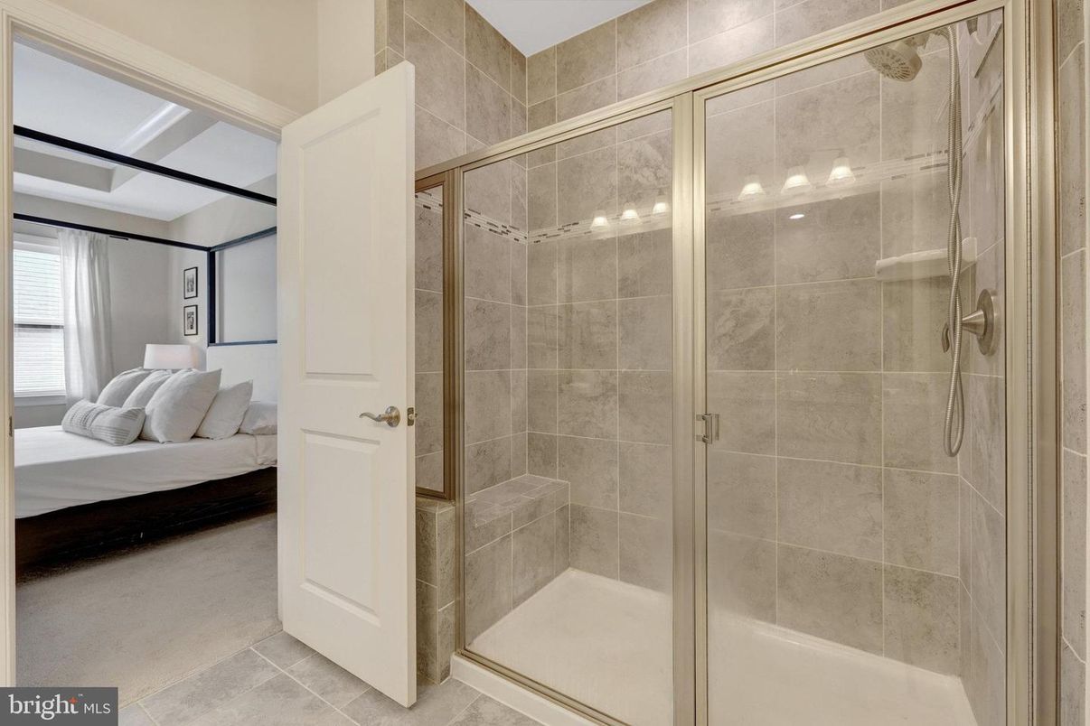 Bathroom, Bedroom, Glass Shower, Interior