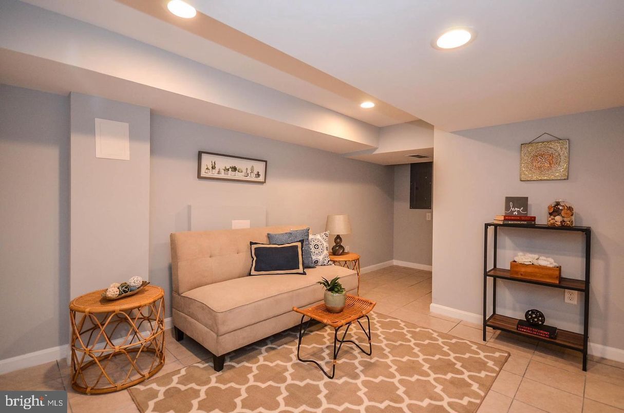 Interior, Living room, Recessed Lighting