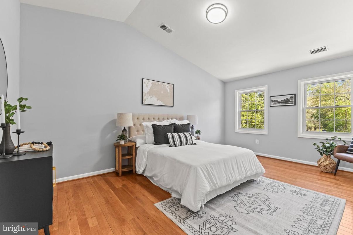 Bedroom, Interior, Wood Texture Flooring