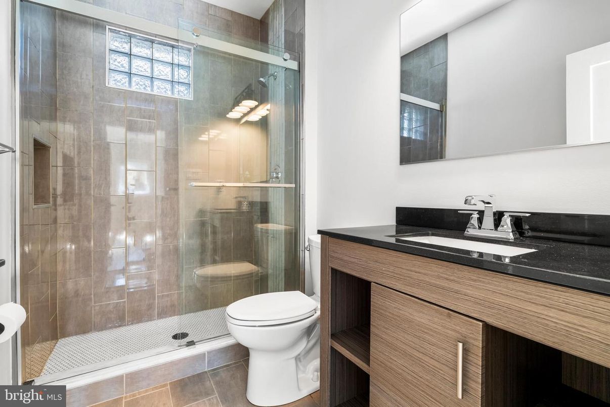 Bathroom, Glass Shower, Interior