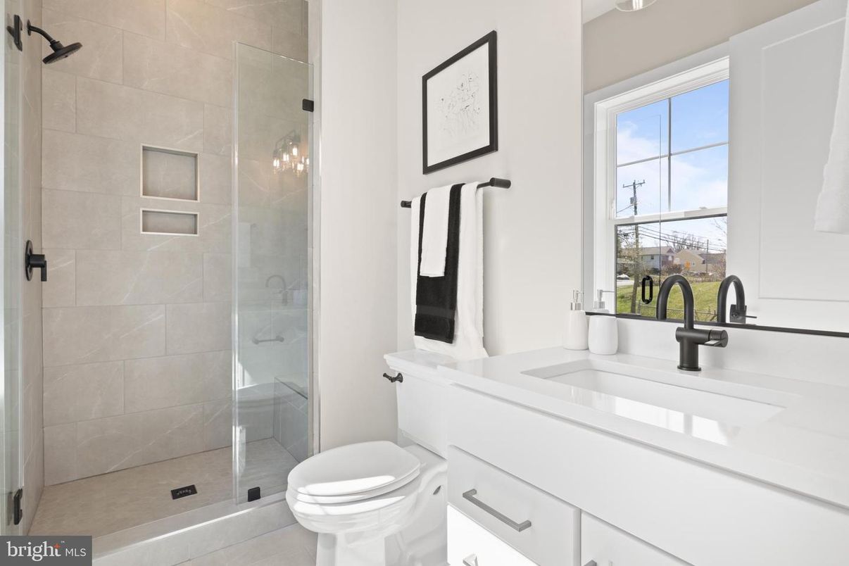 Bathroom, Glass Shower, Interior