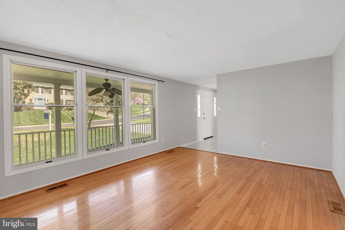 Empty room, Interior, Wood Texture Flooring