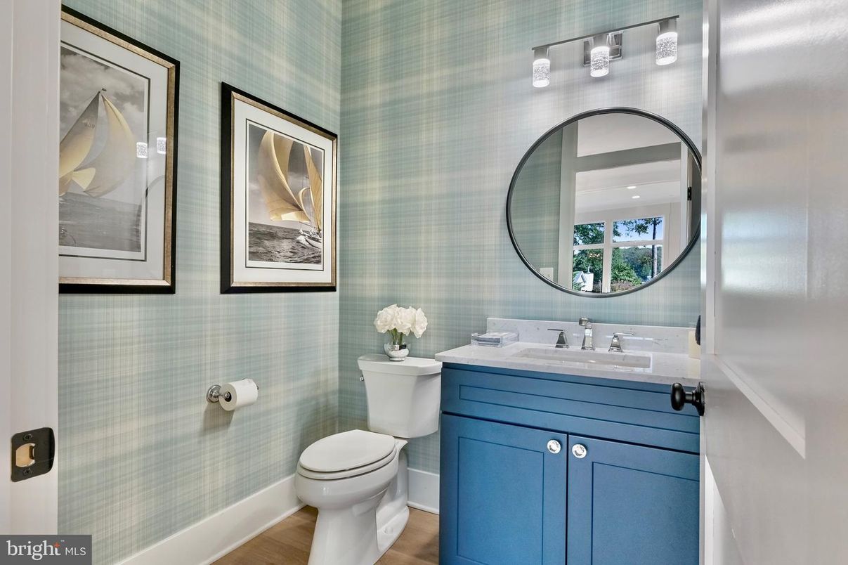 Bathroom, Interior, Wood Texture Flooring