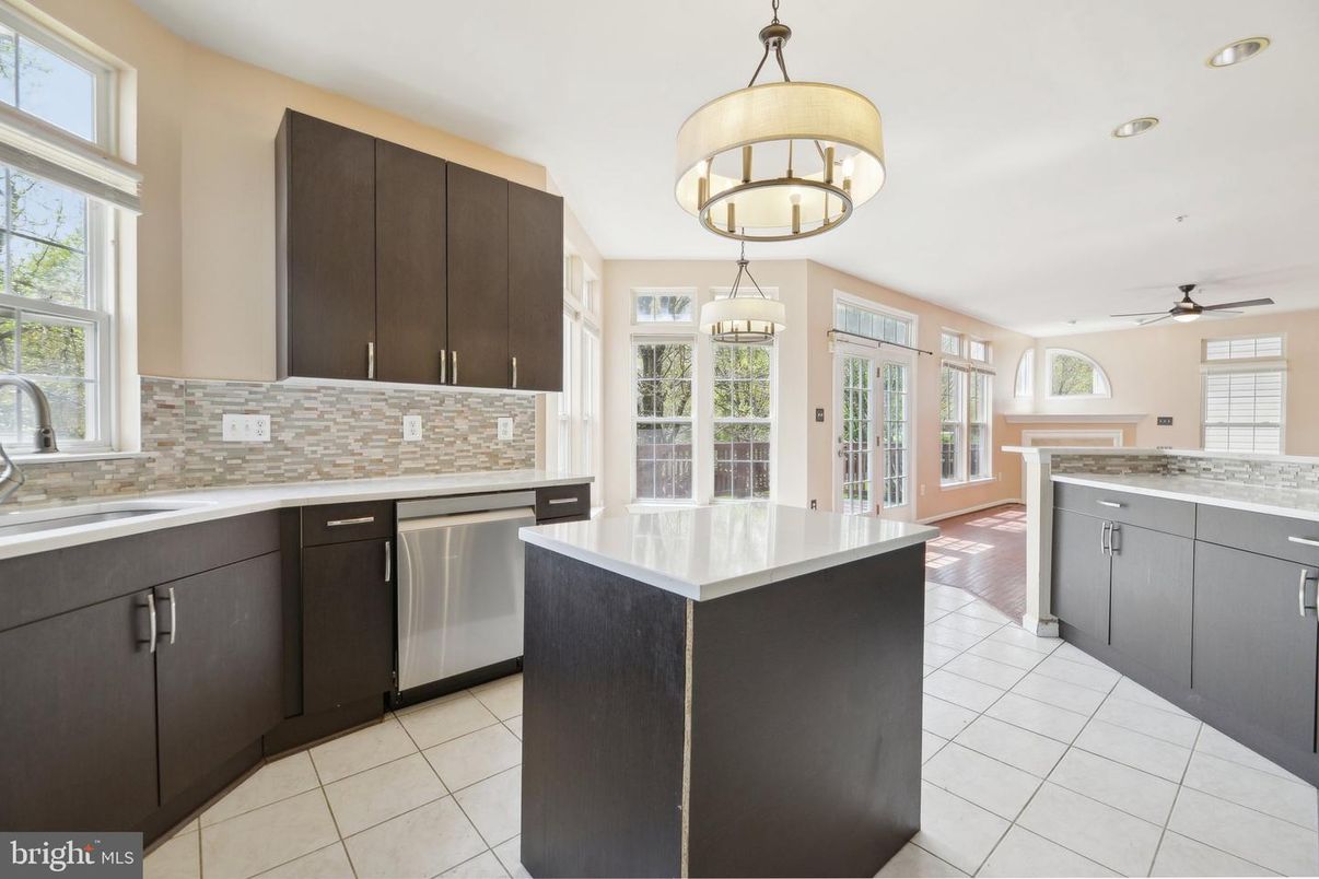 Interior, Kitchen, Pendant Lights, Recessed Lighting