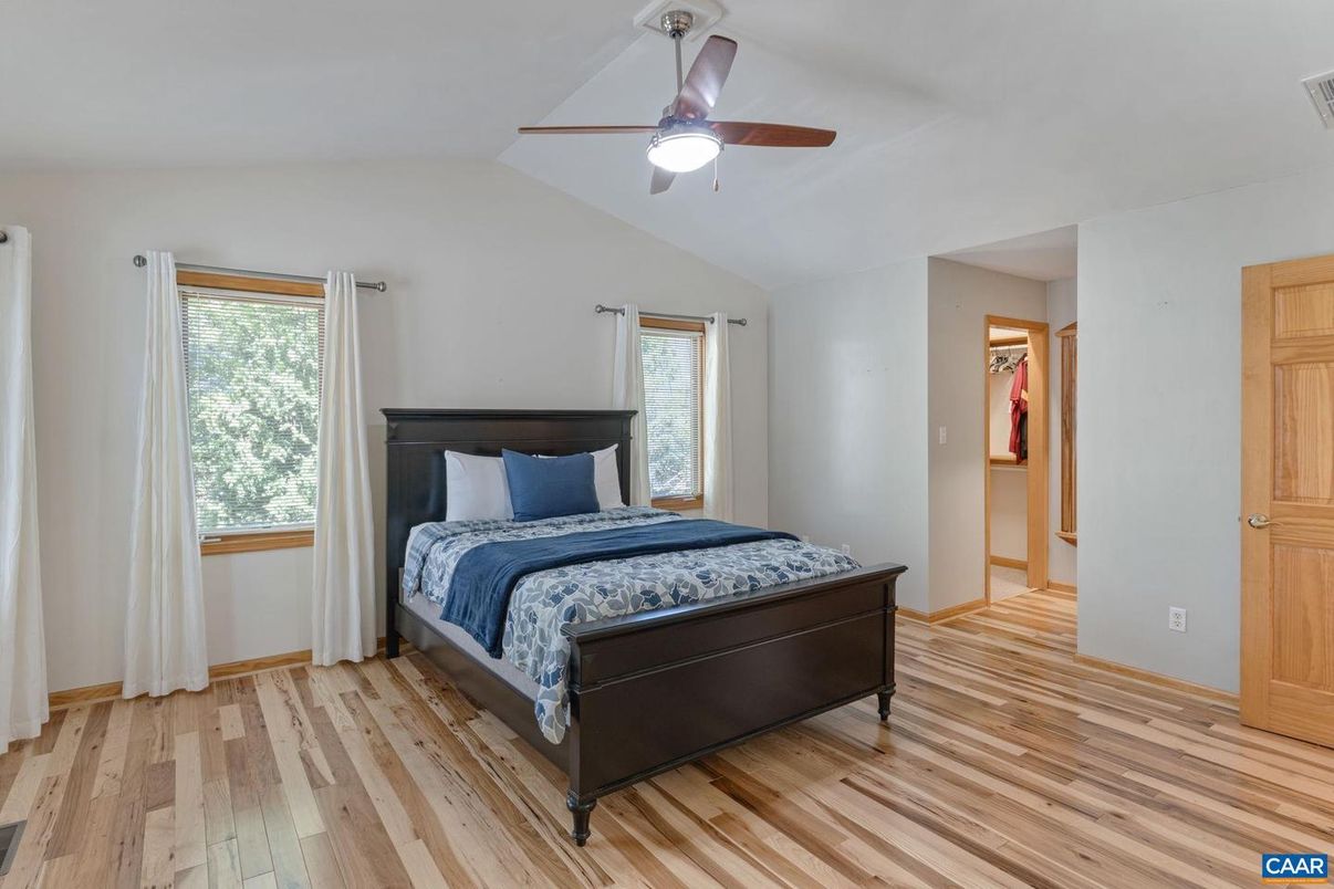 Bedroom, Interior, Wood Texture Flooring