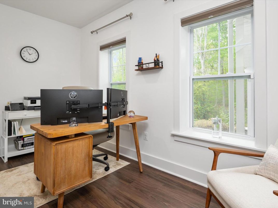Home Office, Interior, Wood Texture Flooring
