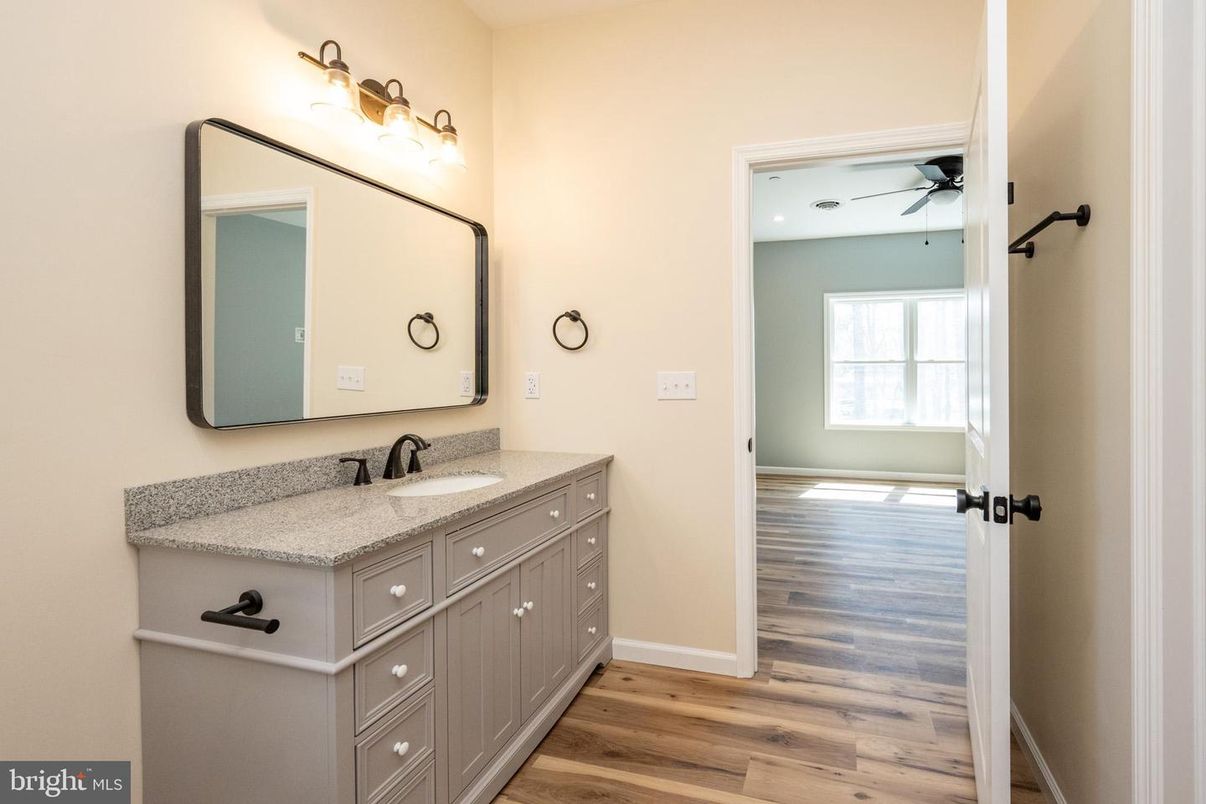 Bathroom, Interior, Wood Texture Flooring
