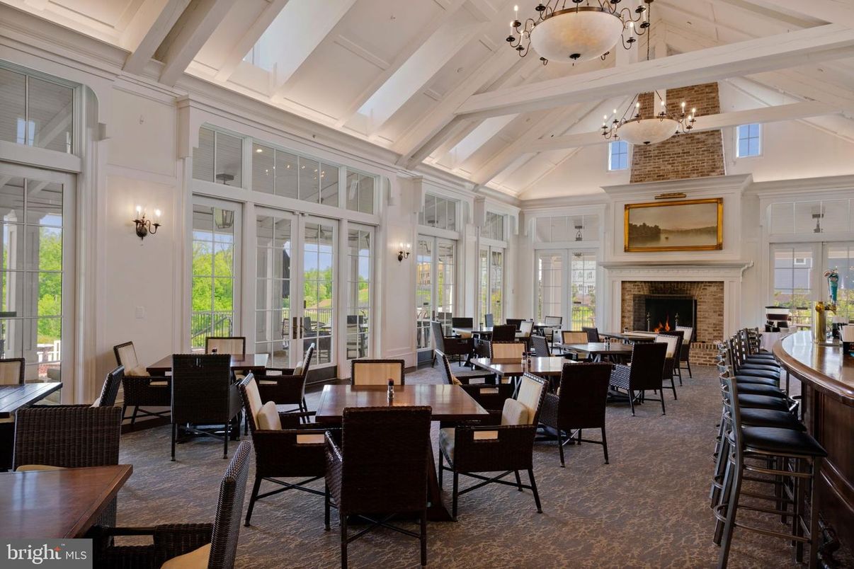 Dining room, Fireplace, Interior