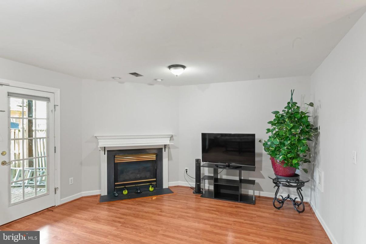 Fireplace, Interior, Wood Texture Flooring