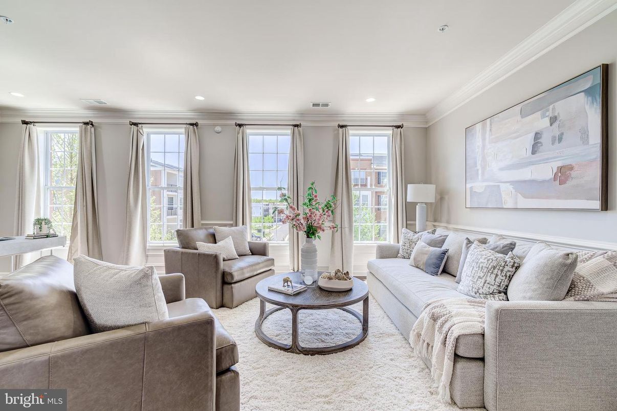 Interior, Living room, Recessed Lighting