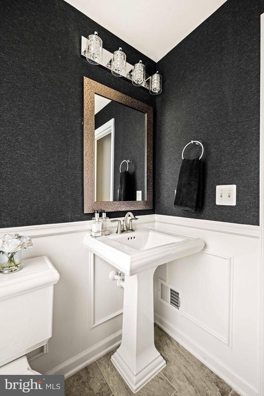 Bathroom, Interior, Wood Texture Flooring