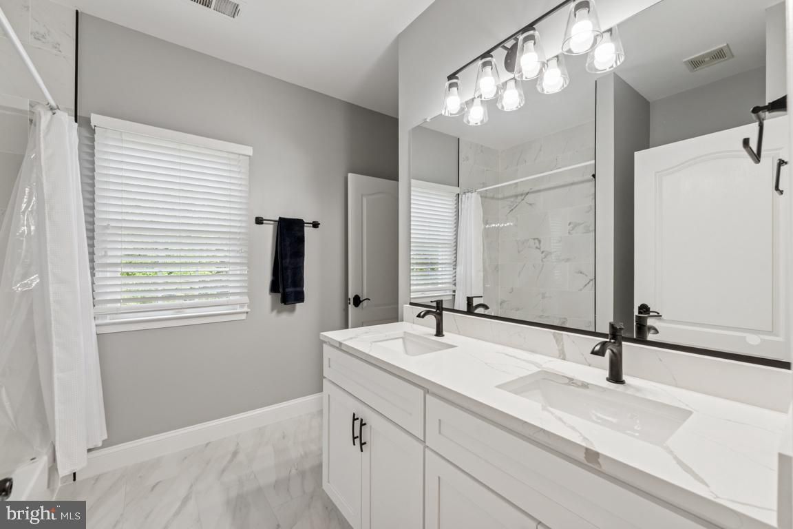 Bathroom, Dual Sink Vanities, Interior, Marble, Marble Walls