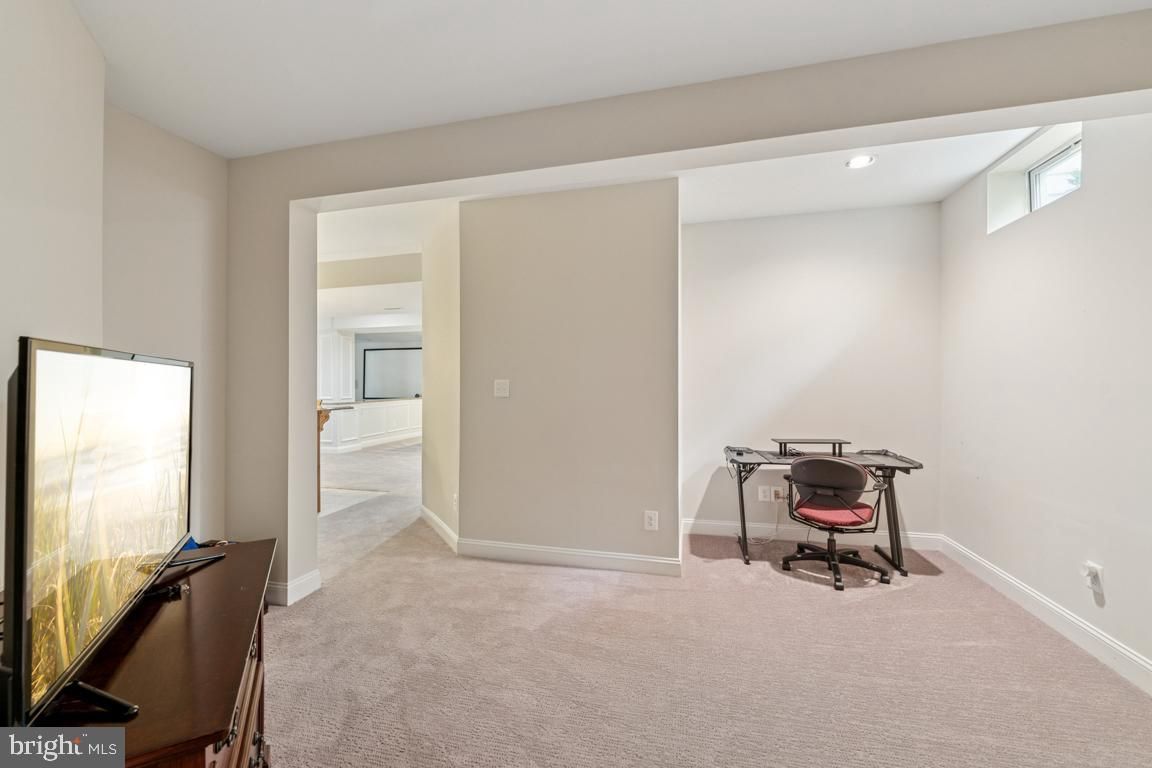 Home Office, Interior, Recessed Lighting