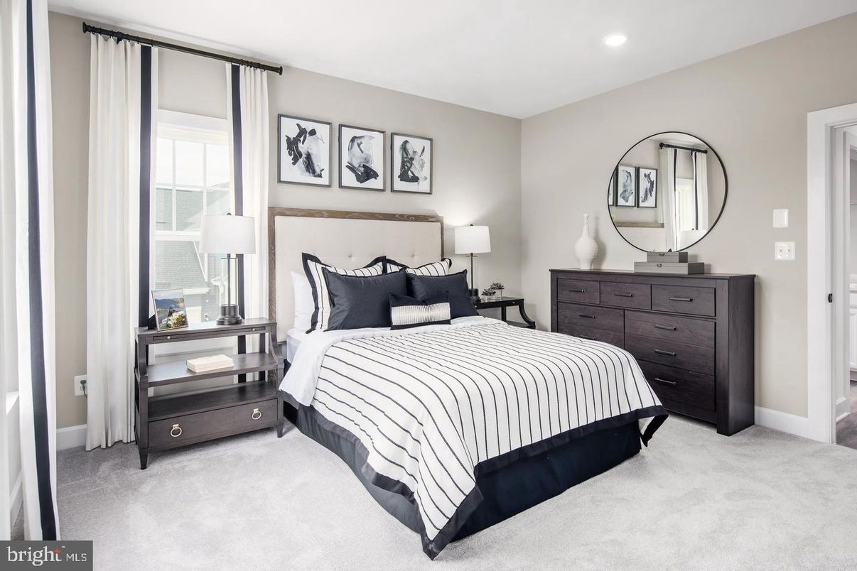 Bedroom, Interior, Recessed Lighting