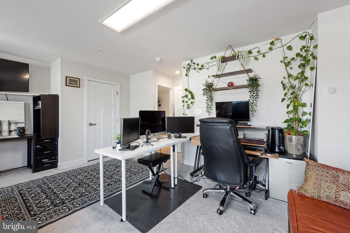 Home Office, Interior, Recessed Lighting
