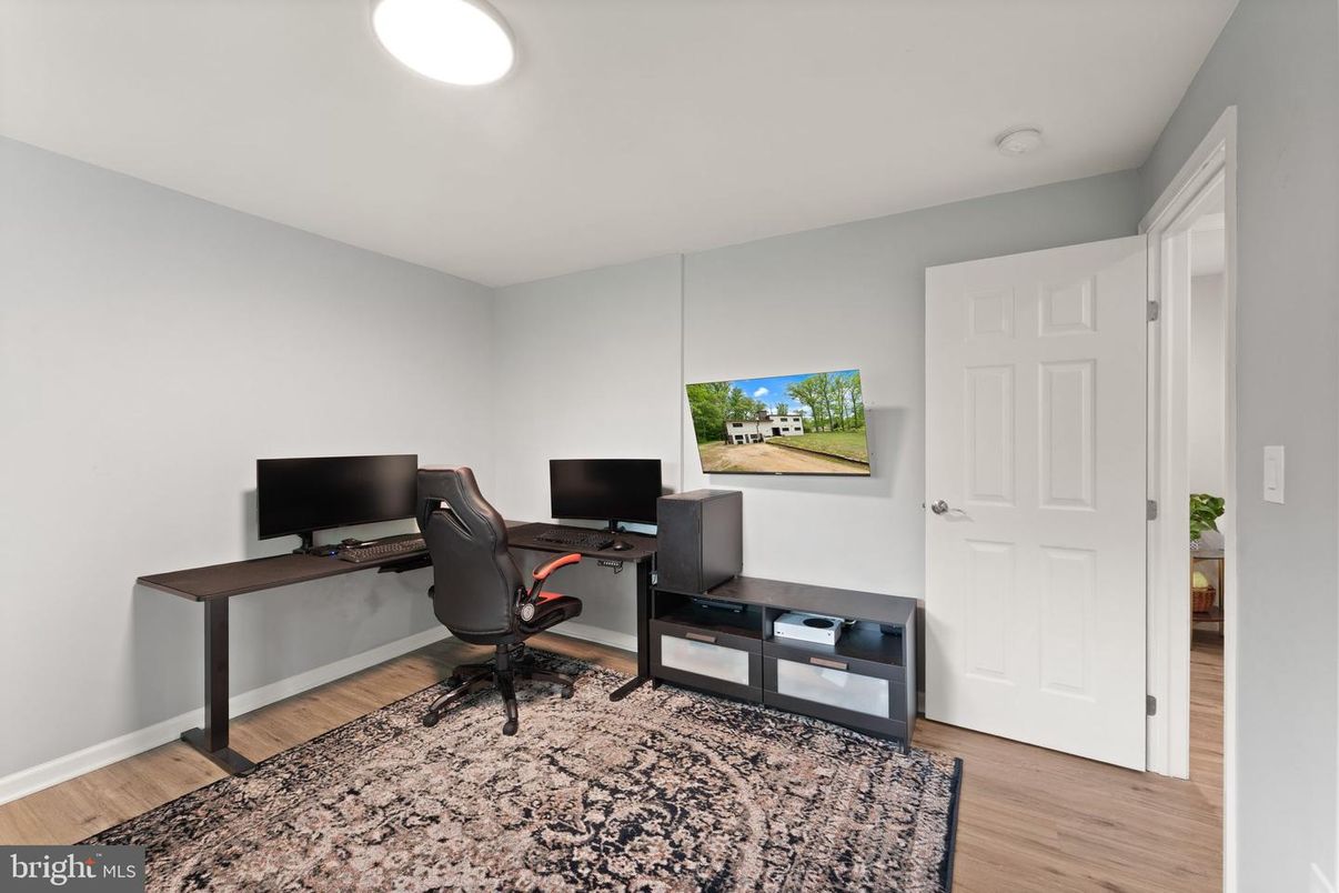 Home Office, Interior, Wood Texture Flooring