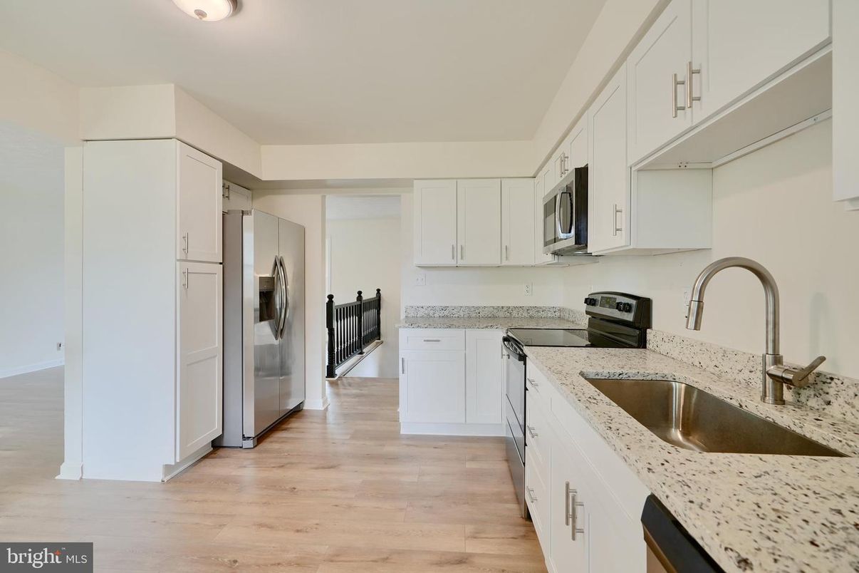 Interior, Kitchen, Wood Texture Flooring