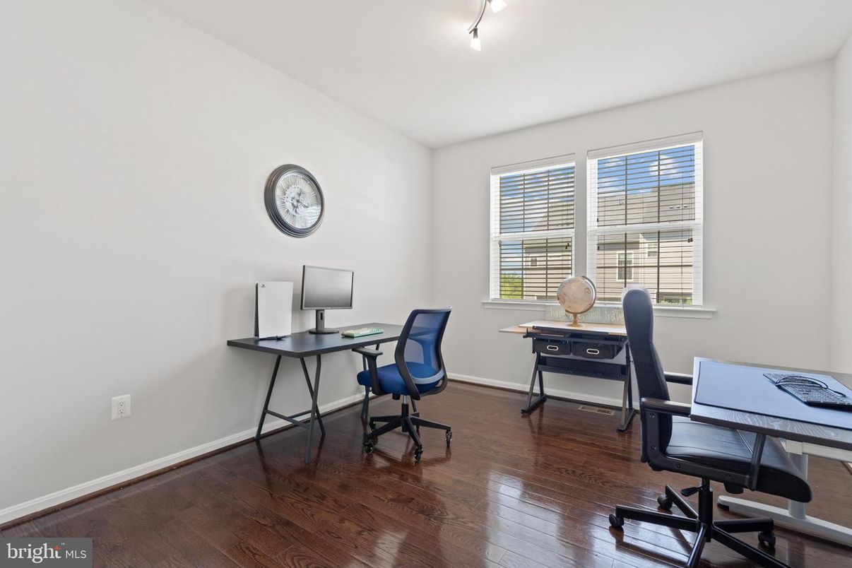 Home Office, Interior, Wood Texture Flooring