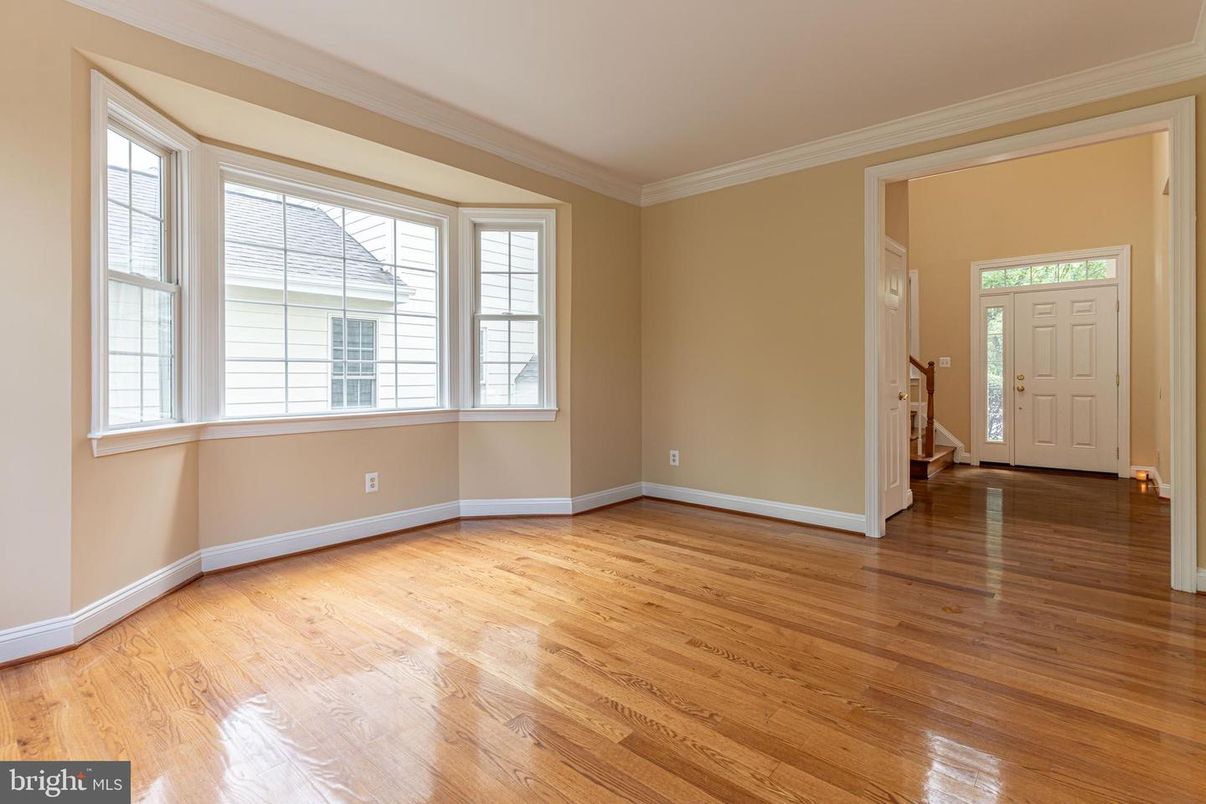 Empty room, Interior, Wood Texture Flooring