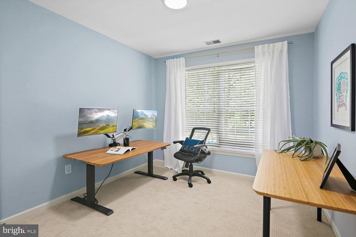 Home Office, Interior, Recessed Lighting
