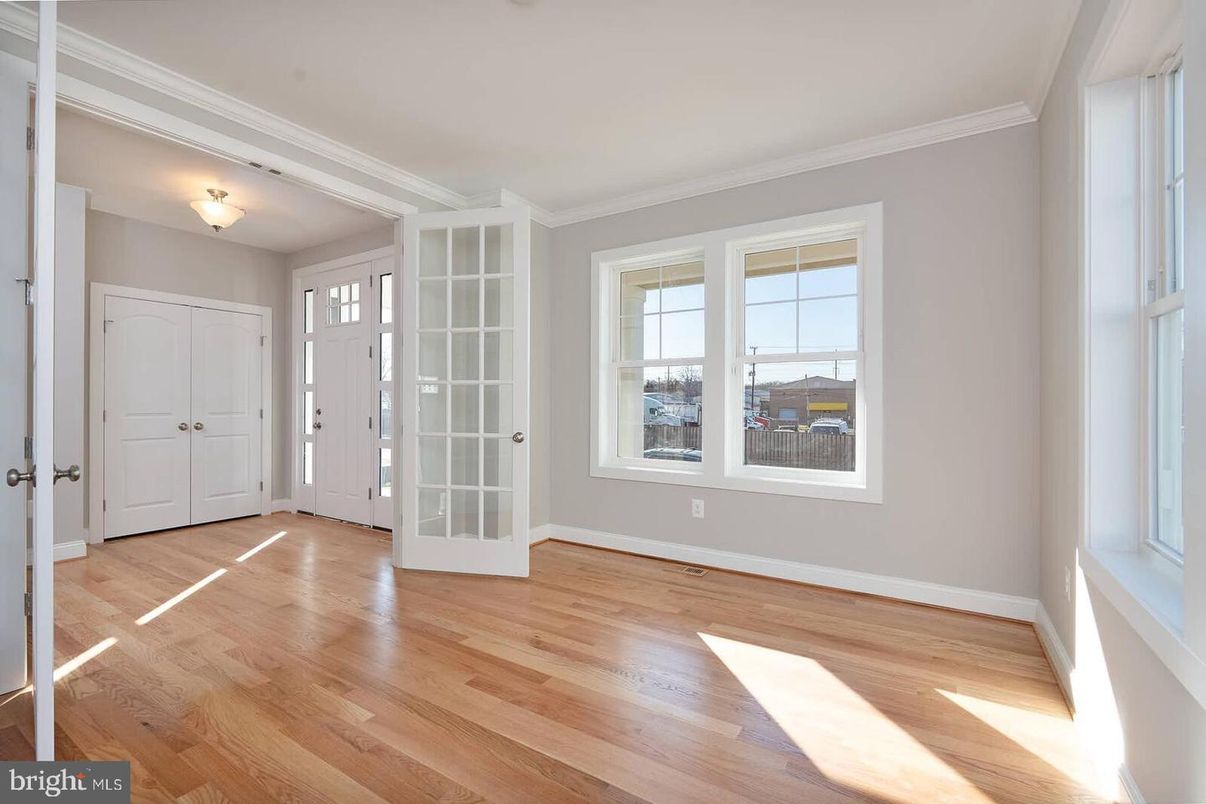 Empty room, Interior, Wood Texture Flooring