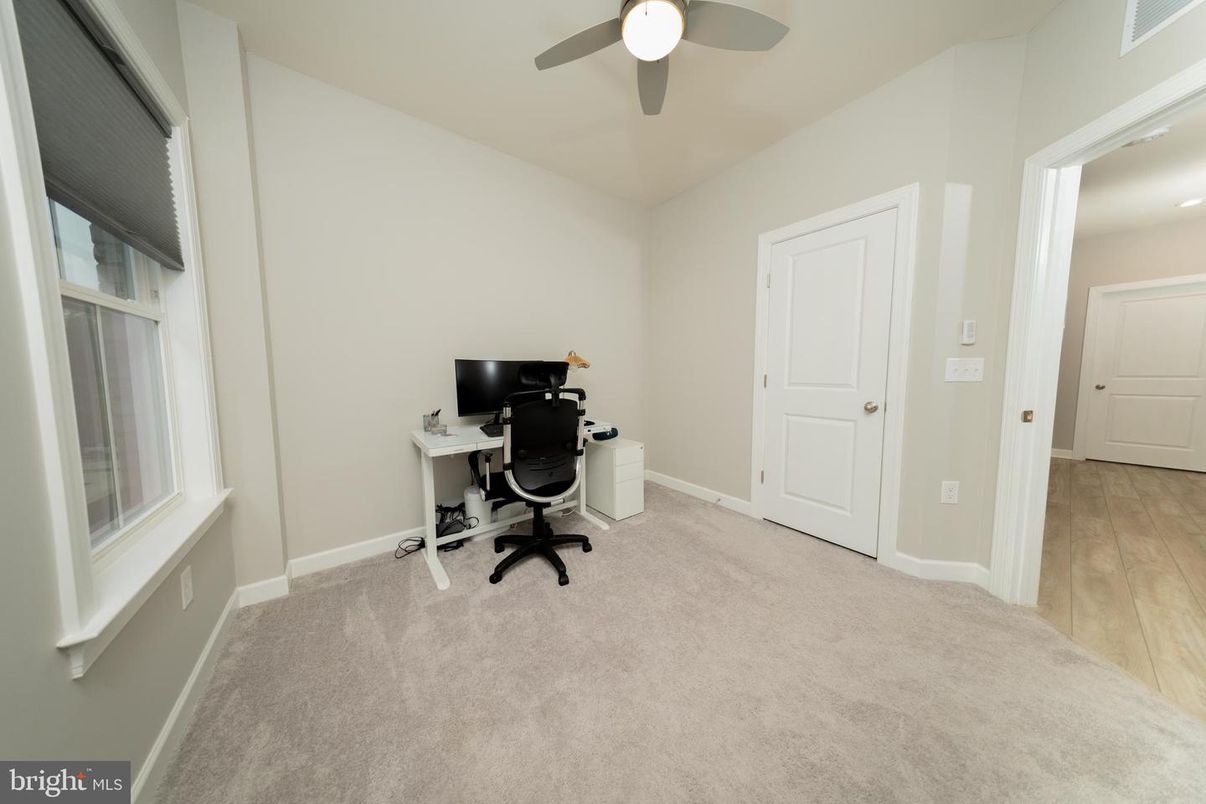 Home Office, Interior, Recessed Lighting