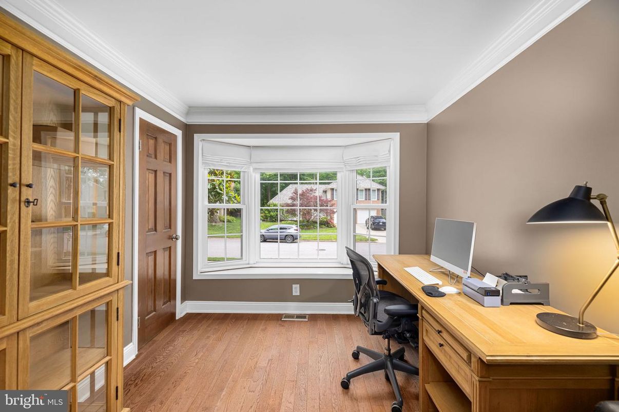 Home Office, Interior, Wood Texture Flooring