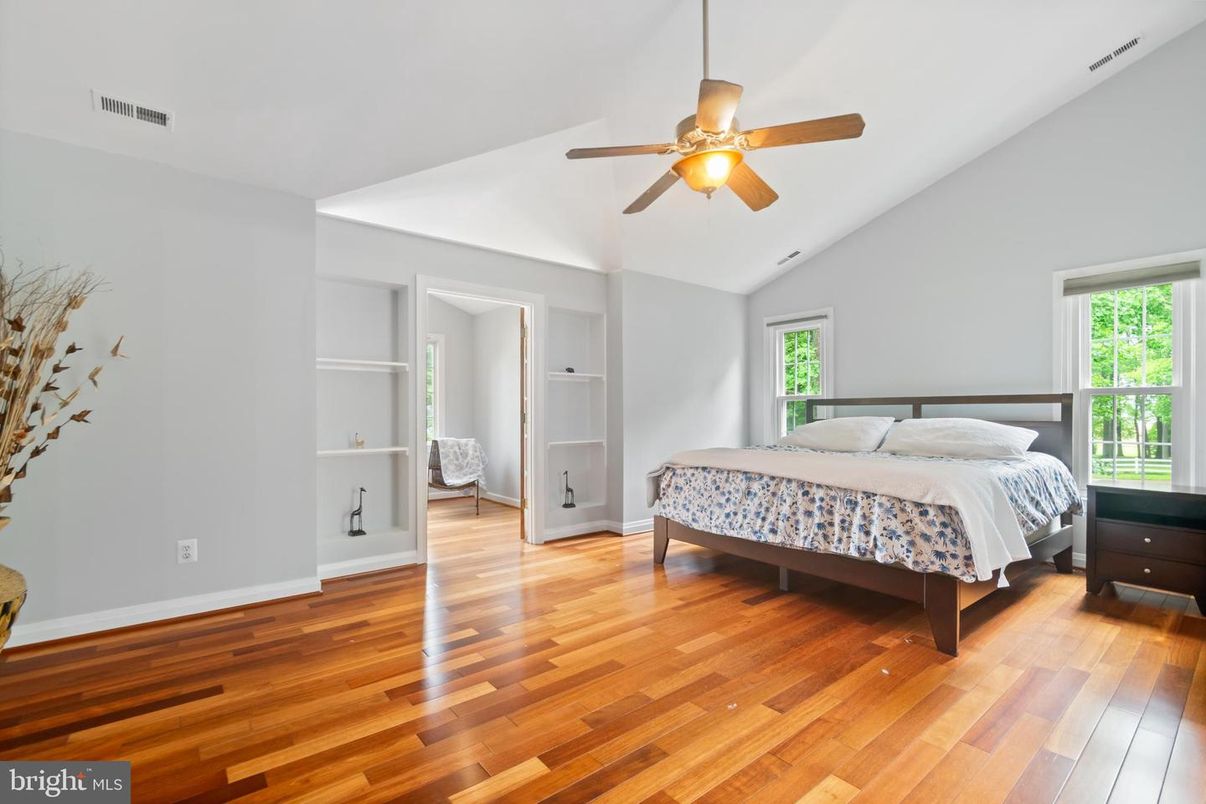 Bedroom, Interior, Wood Texture Flooring