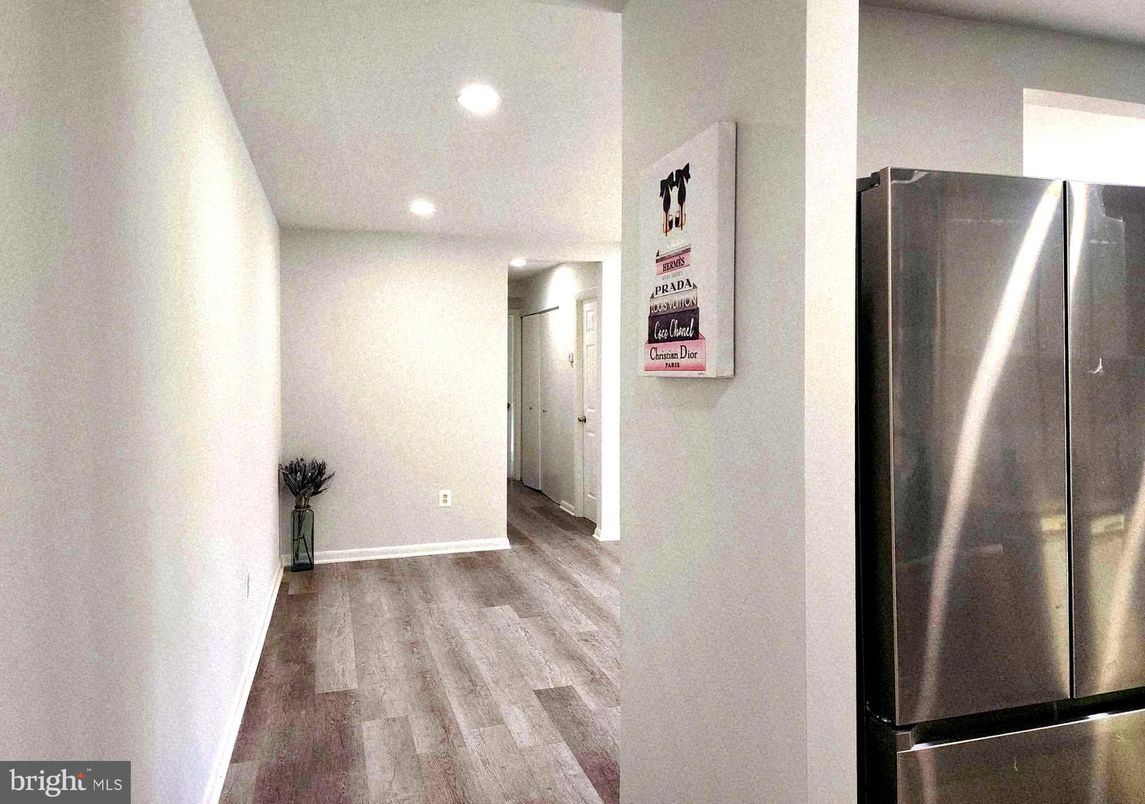 Interior, Recessed Lighting, Stainless Steel Appliances, Wood Texture Flooring