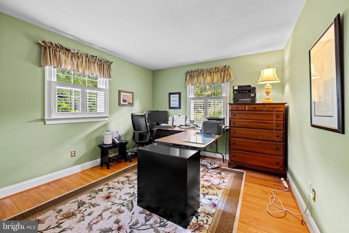 Home Office, Interior, Wood Texture Flooring