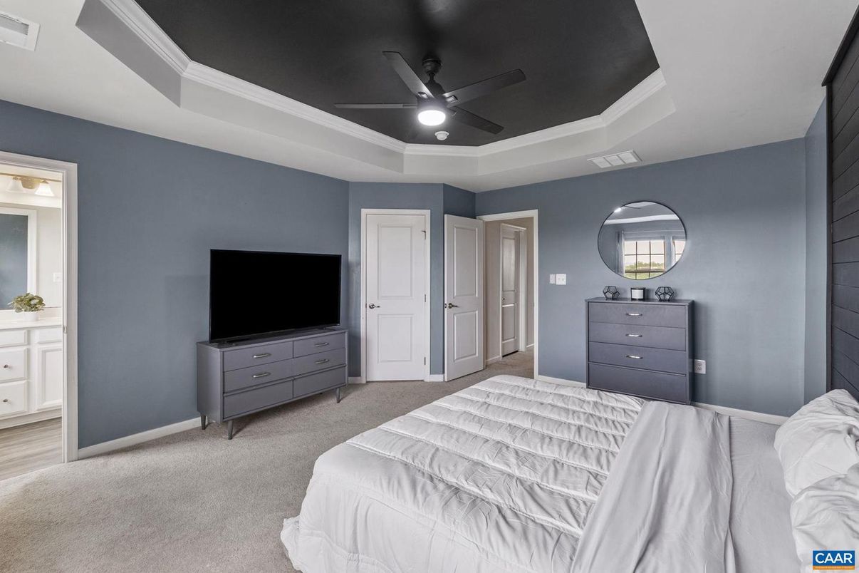 Bedroom, Interior, Recessed Lighting