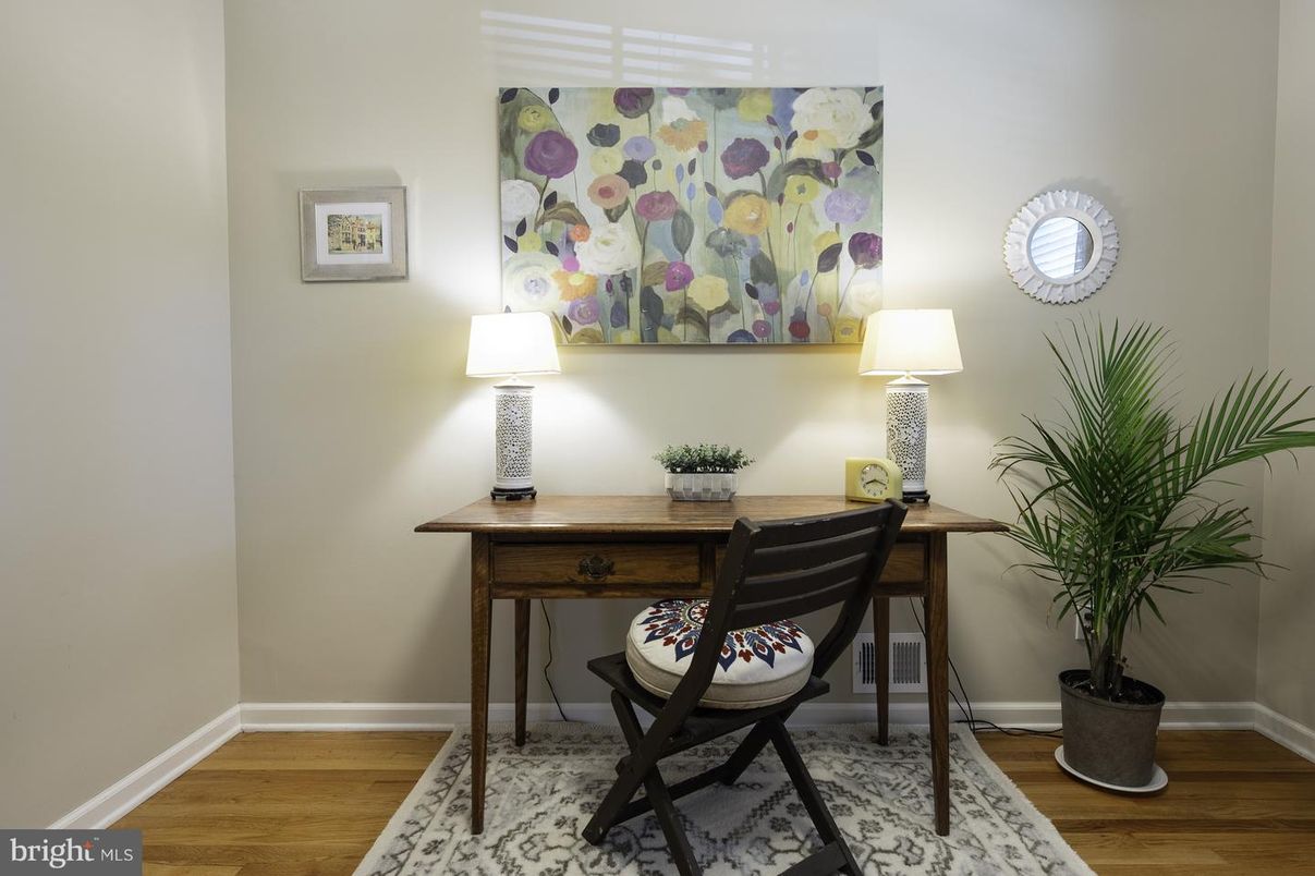Home Office, Interior, Wood Texture Flooring