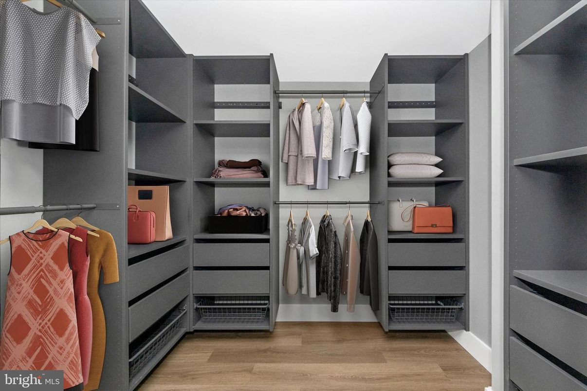 Interior, Walk-in Closets, Wood Texture Flooring