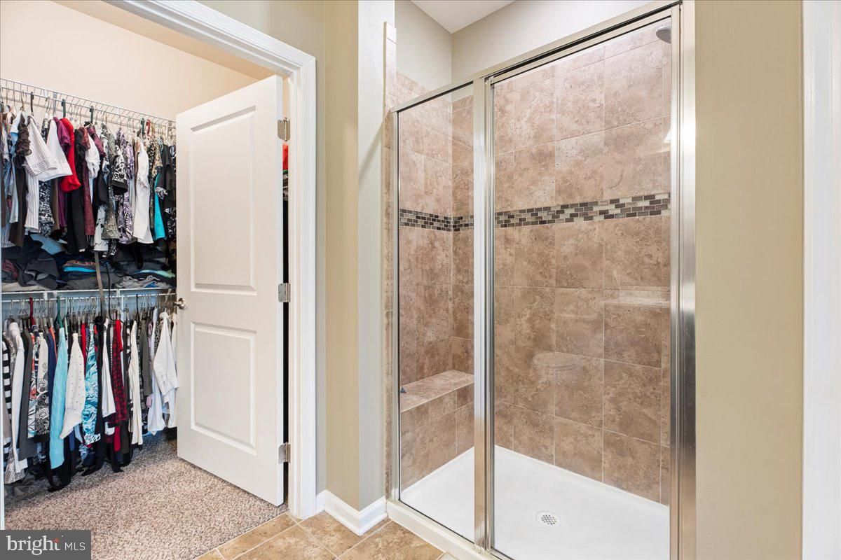 Bathroom, Glass Shower, Interior, Walk-in Closets