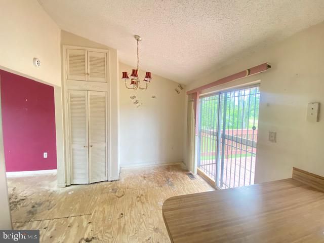 Chandelier, Empty room, Interior, Wood Texture Flooring