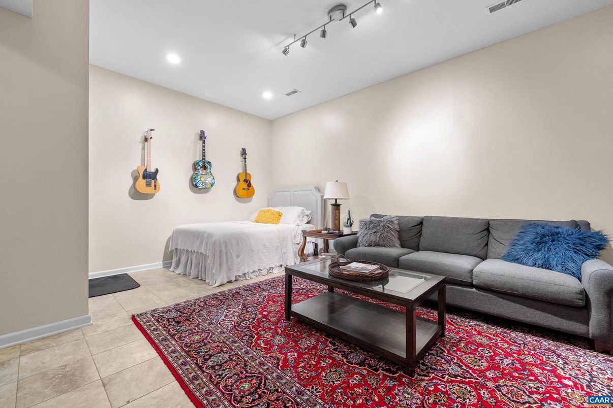 Interior, Living room, Recessed Lighting