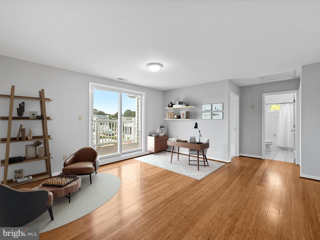 Home Office, Interior, Wood Texture Flooring