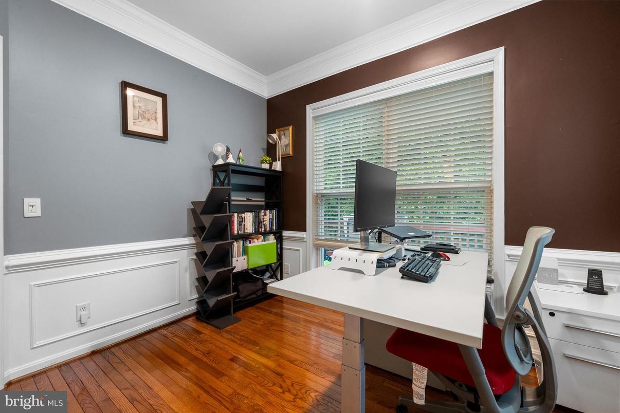 Home Office, Interior, Wood Texture Flooring