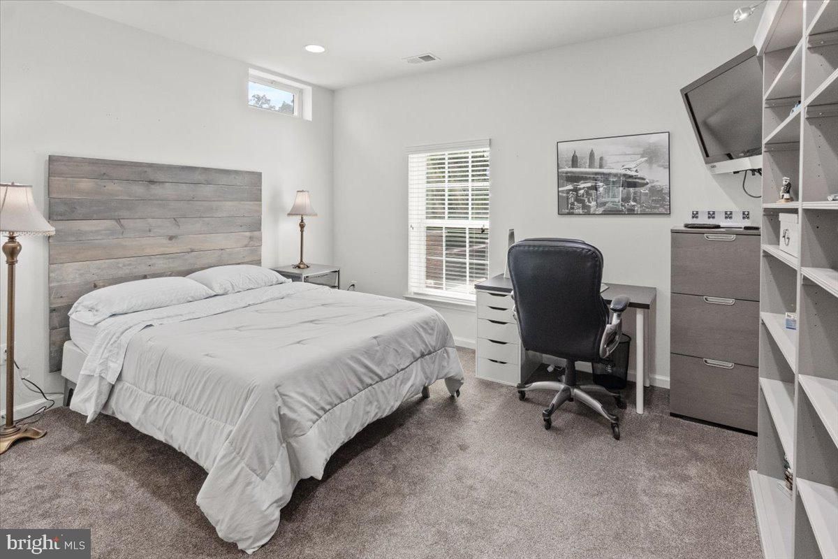 Bedroom, Home Office, Interior, Recessed Lighting