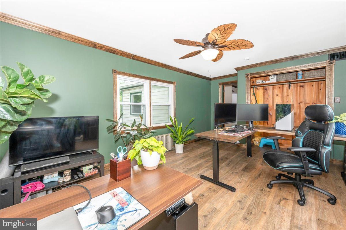 Home Office, Interior, Wood Texture Flooring