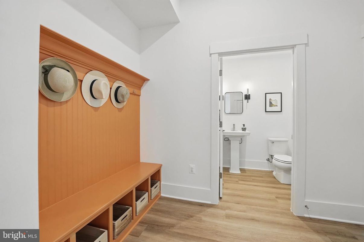 Bathroom, Interior, Wood Texture Flooring
