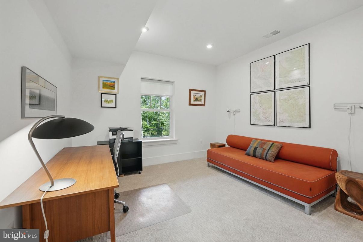Home Office, Interior, Recessed Lighting