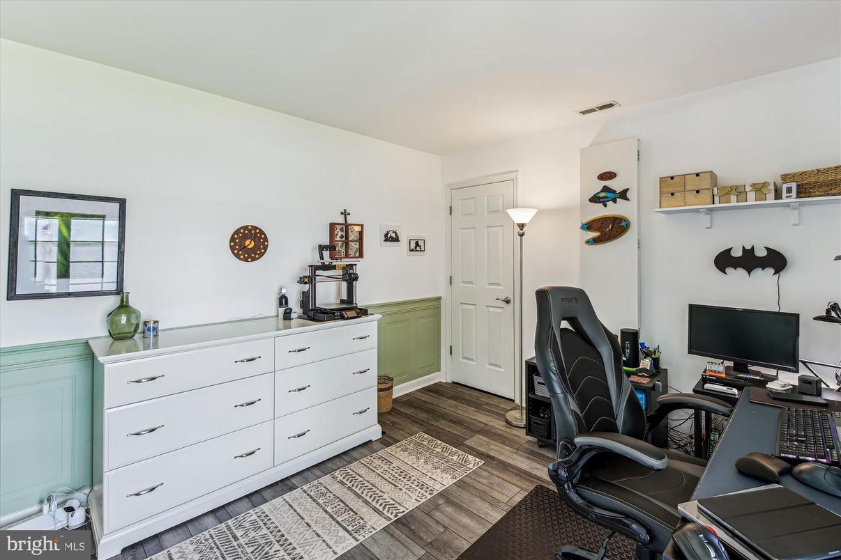 Home Office, Interior, Wood Texture Flooring